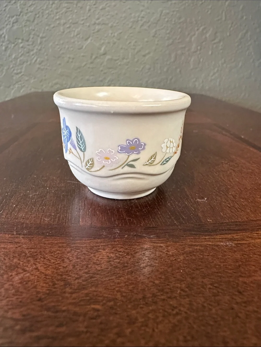 Vintage Poole Pottery Springtime Egg Cup Single Made in England Floral